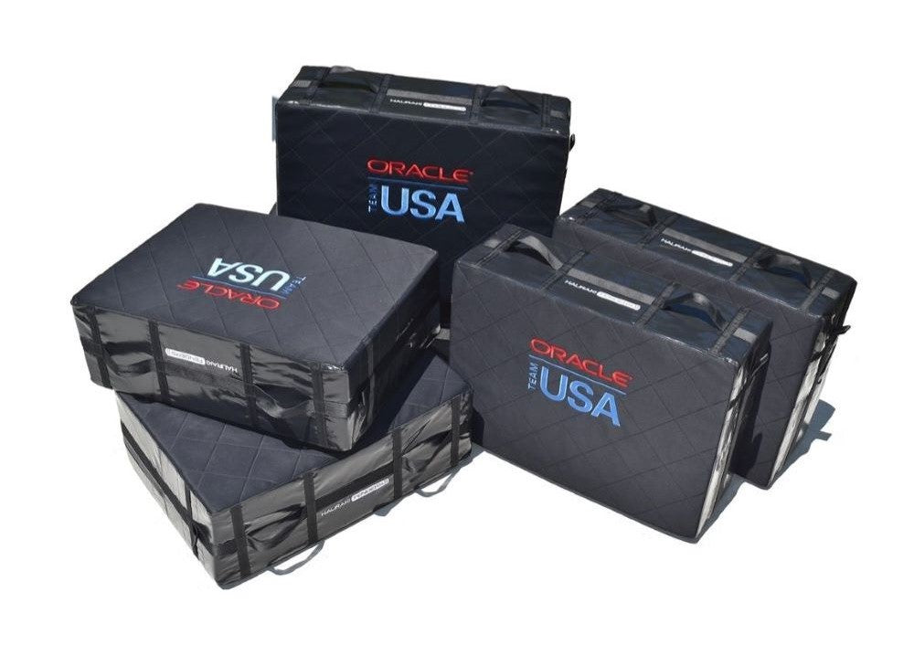Americas Cup Orcale Team USA choose solid foam hurricane fenders from Hauraki Fenders